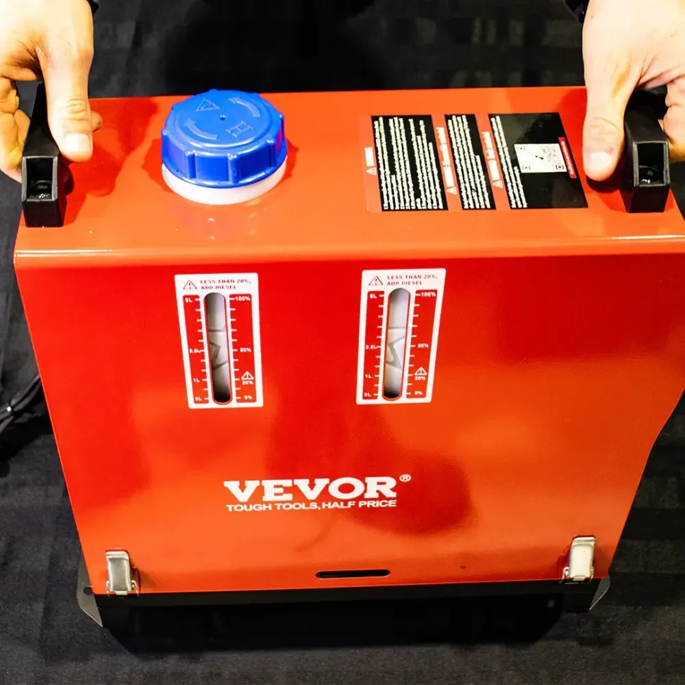 Chauffage Diesel en 12V Rouge 8KW