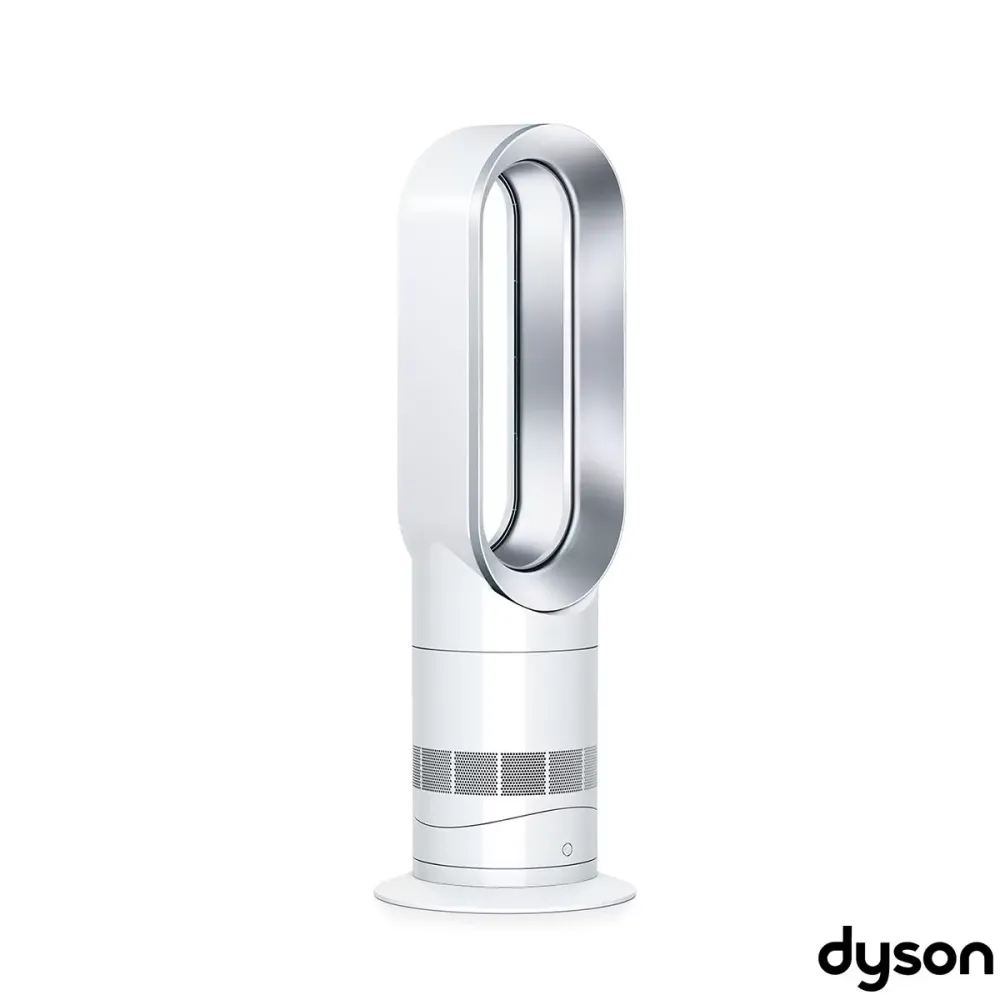 Chauffage soufflant Dyson AM09 Jet Focus chaud/froid - Blanc/Nickel