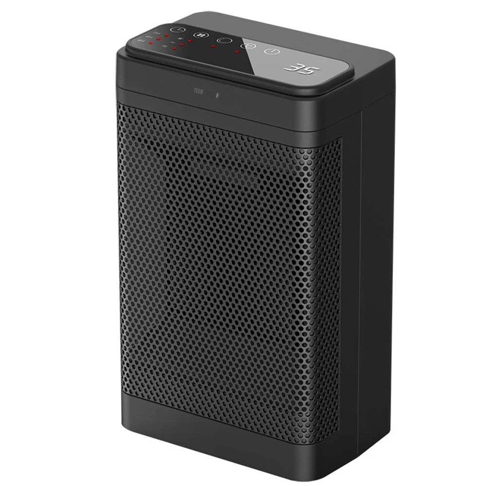Chauffage vertical domestique Trois vitesses réglables Commande à distance Minuterie intelligente Chauffage céramique PTC