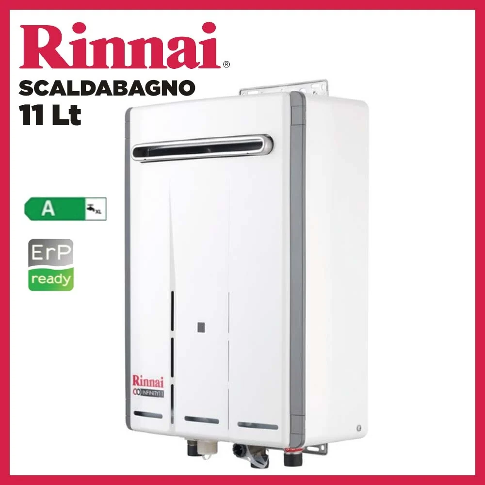 Chauffe-eau externe au méthane Rinnai Infinity 11e