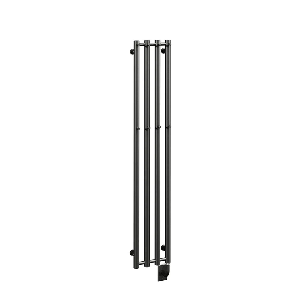 Chauffe-serviettes hydronique Rosendal 10,5" x 59" - Noir mat