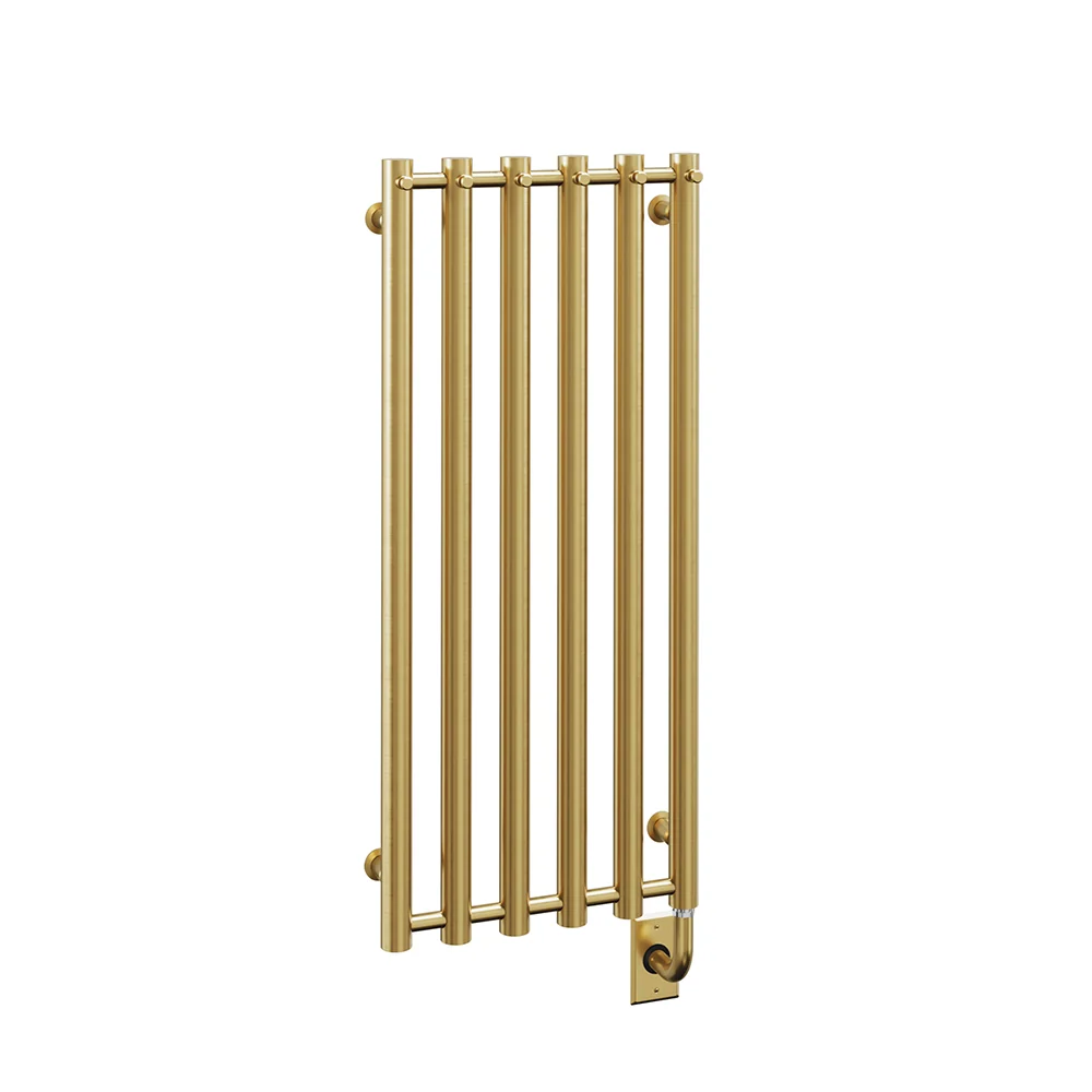 Chauffe-serviettes électrique câblé Rosendal 16,5" x 37,5" - PVD or brossé