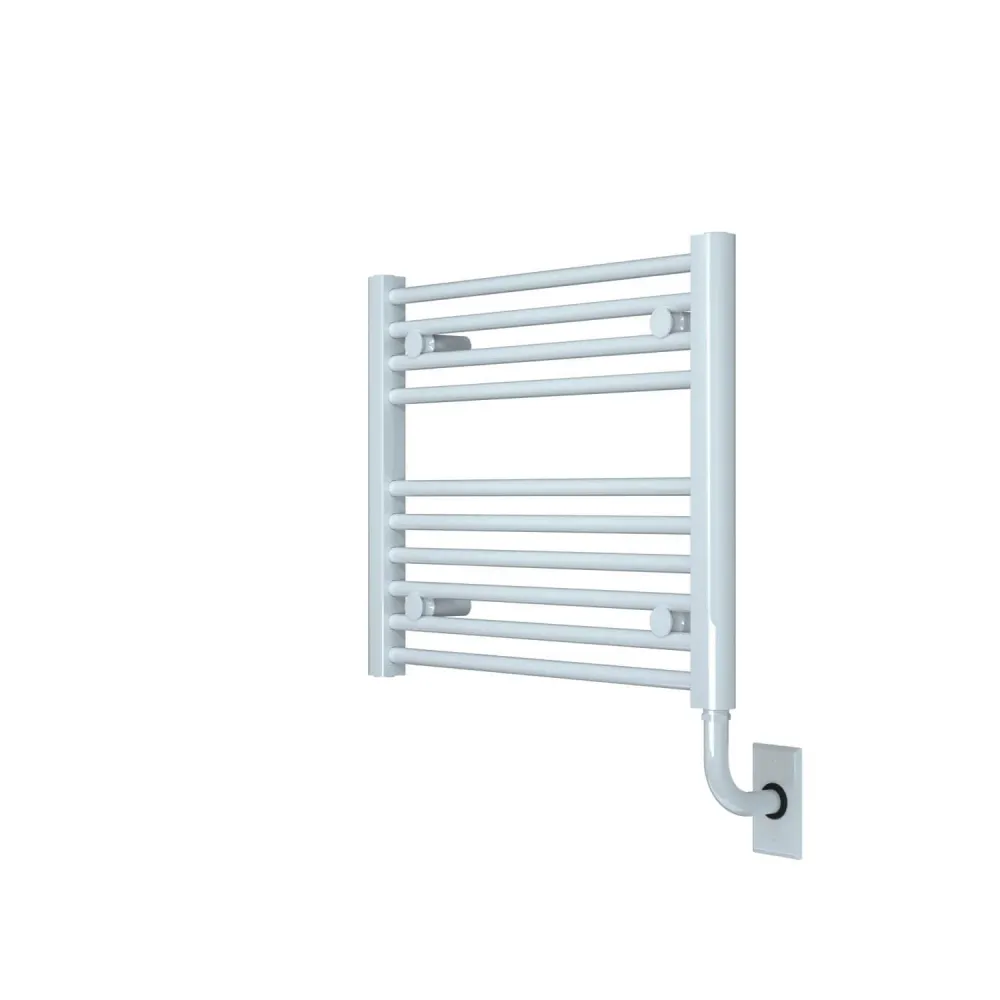 Chauffe-serviettes électrique câblé Savoy 23,5" x 19" - Blanc brillant