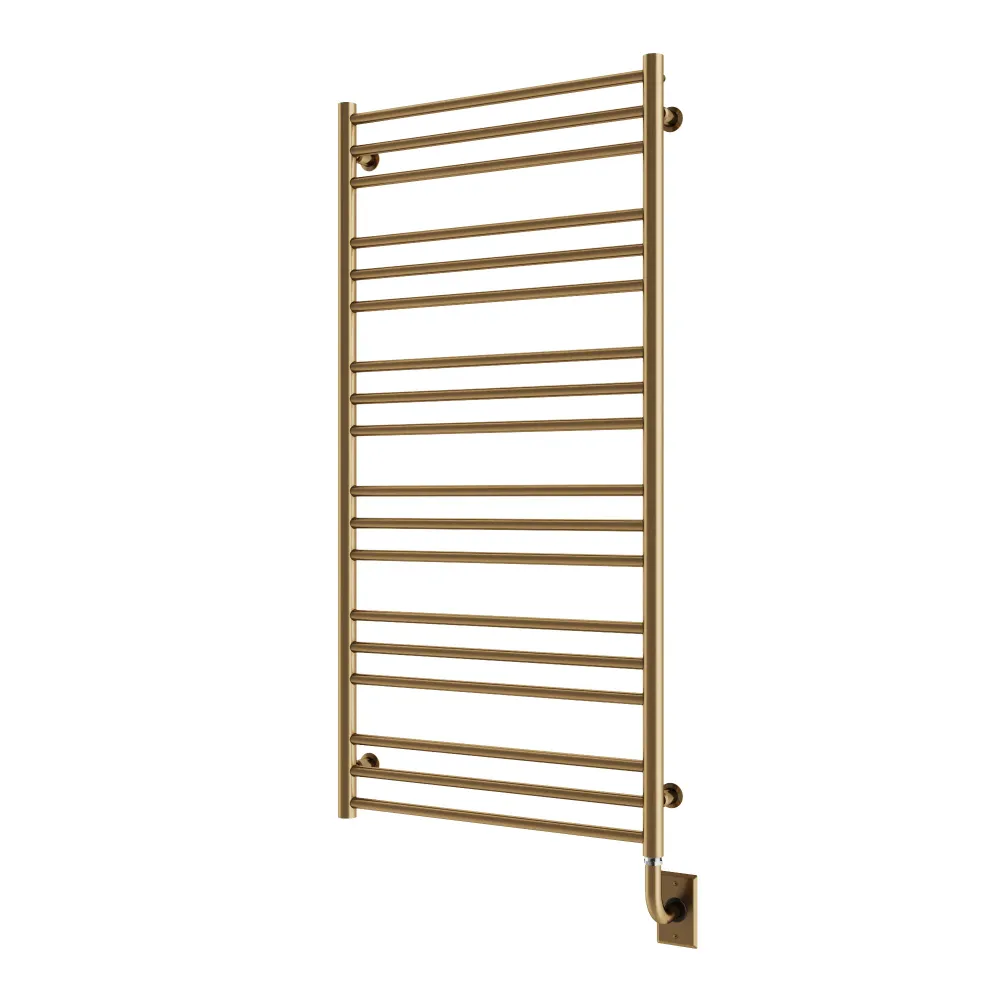 Chauffe-serviettes électrique câblé Sorano 23,5" x 47,5" - Bronze brossé PVD