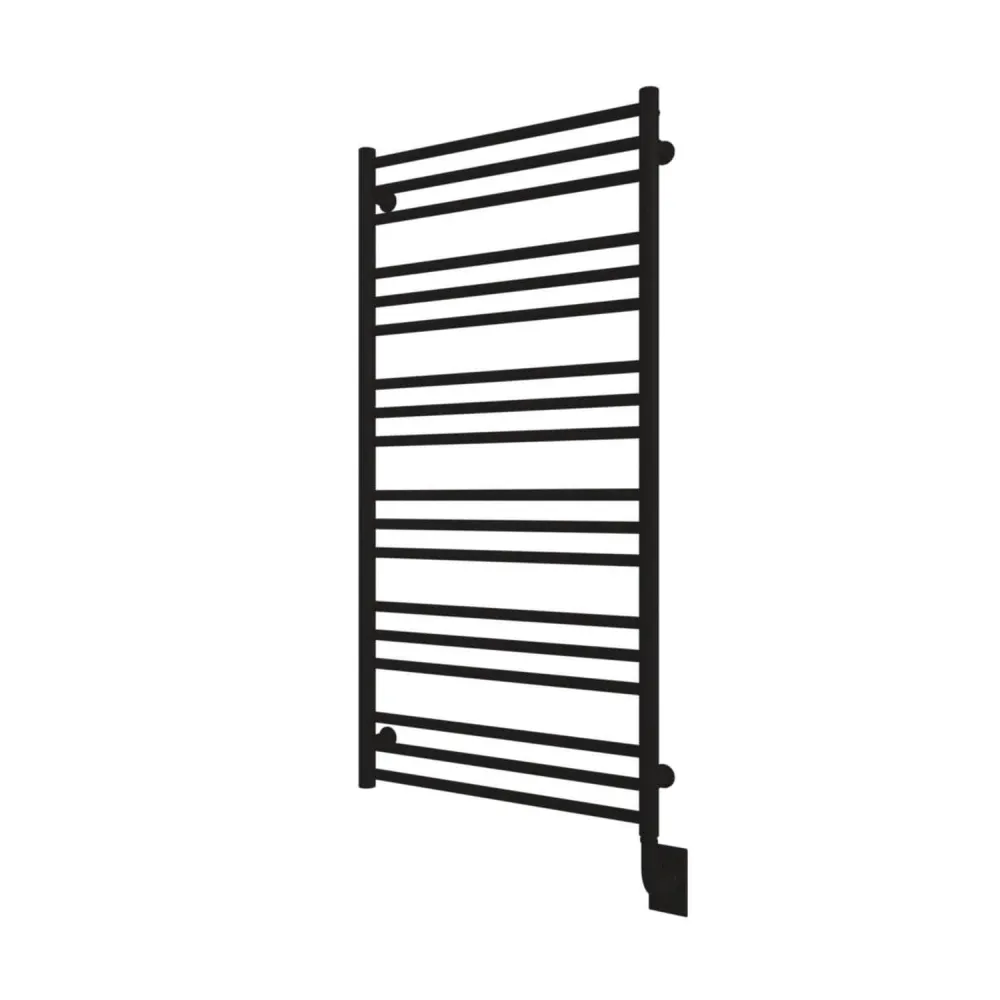 Chauffe-serviettes électrique câblé Sorano 23,5" x 47,5" - Noir mat