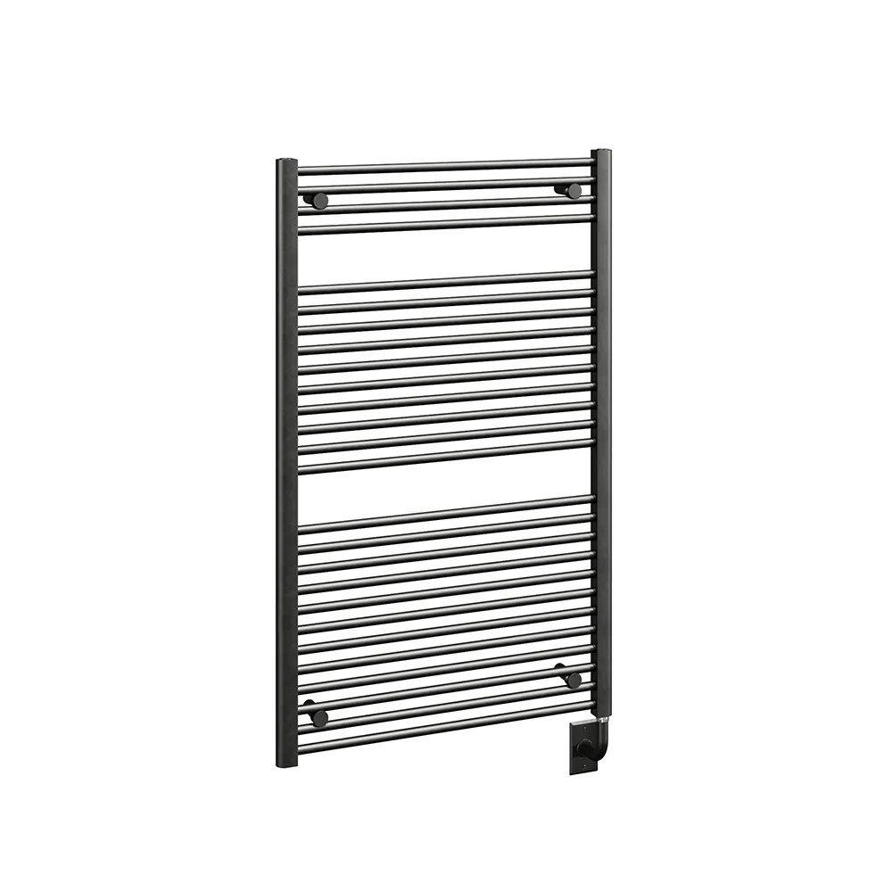 Chauffe-serviettes électrique Savoy 75 x 120 cm (29,5 x 47,5 po) - Noir mat