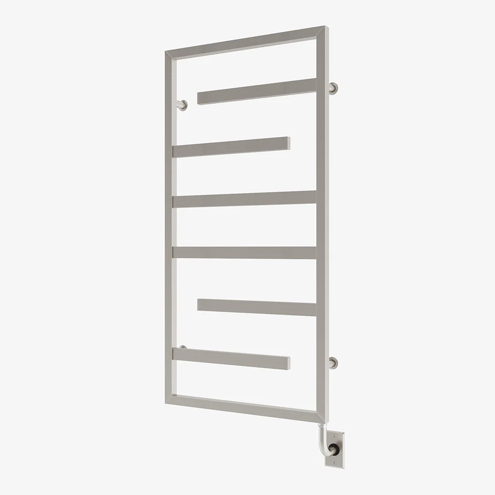 Chauffe-serviettes électrique Vasto 23,5" x 47,5" - Nickel brossé