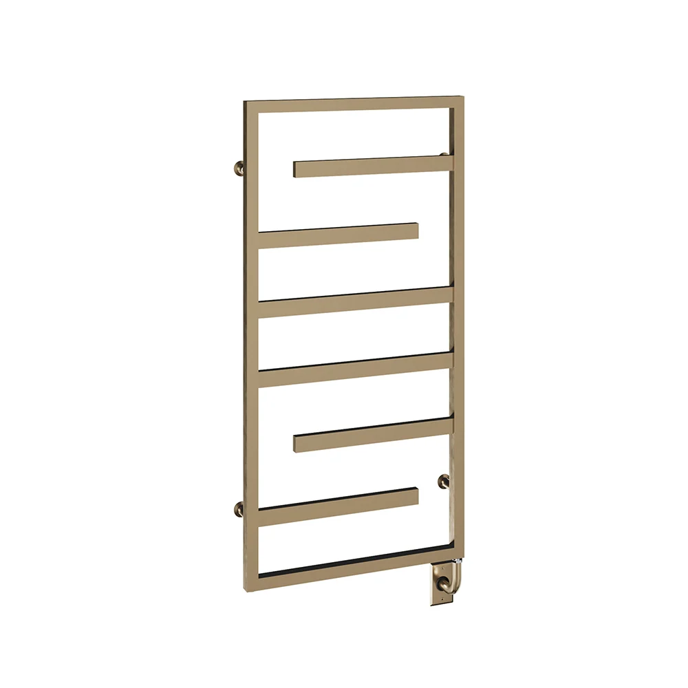 Chauffe-serviettes électrique Vasto câblé 23,5" x 47,5" - Bronze brossé PVD