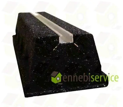 Climat de base en caoutchouc 400x100x120mm skl