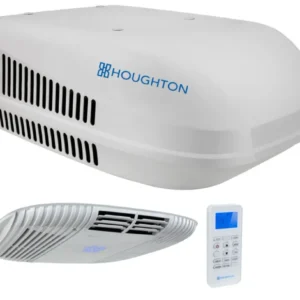 Climatisation 13,5K BTU Houghton - Unité Ductée Blanche, Télécommande Incluse