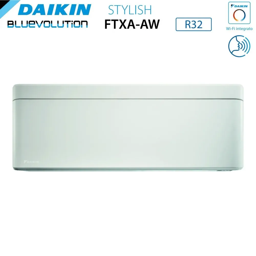 Climatiseur Daikin Bluevolution Trial Split Inverter Series Blanc élégant 5 + 9 + 15 avec 3mxm68n R-32 Wi-Fi intégré 5000...