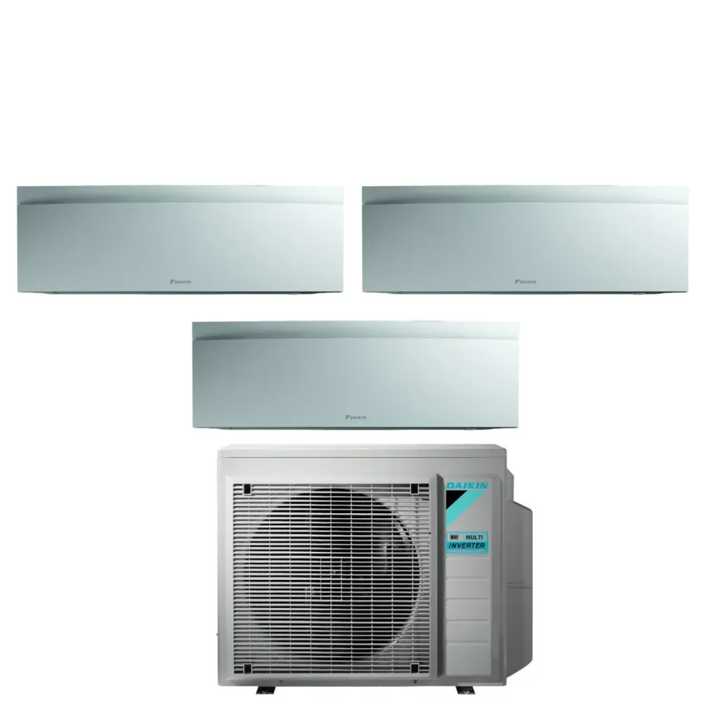 Climatiseur Daikin Bluevolution Trial Split Inverter EMURA WHITE III série 7+12+18 avec 3MXM68N R-32 Wi-Fi intégré 7000+12...