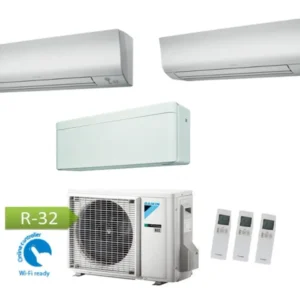 Climatiseur DAIKIN Bluevolution TRIAL SPLIT Série Inverter FTXN Perfera 9000 + FTXN Perfera 9000 + Stylish 12000 avec 3MXM...