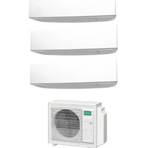 Climatiseur Général Fujitsu Trial Split Inverter Keta Blanc 7+7+12 Btu Avec Aohg18kbta3 R-32 7000+7000+12000 Wi-Fi Optionn...