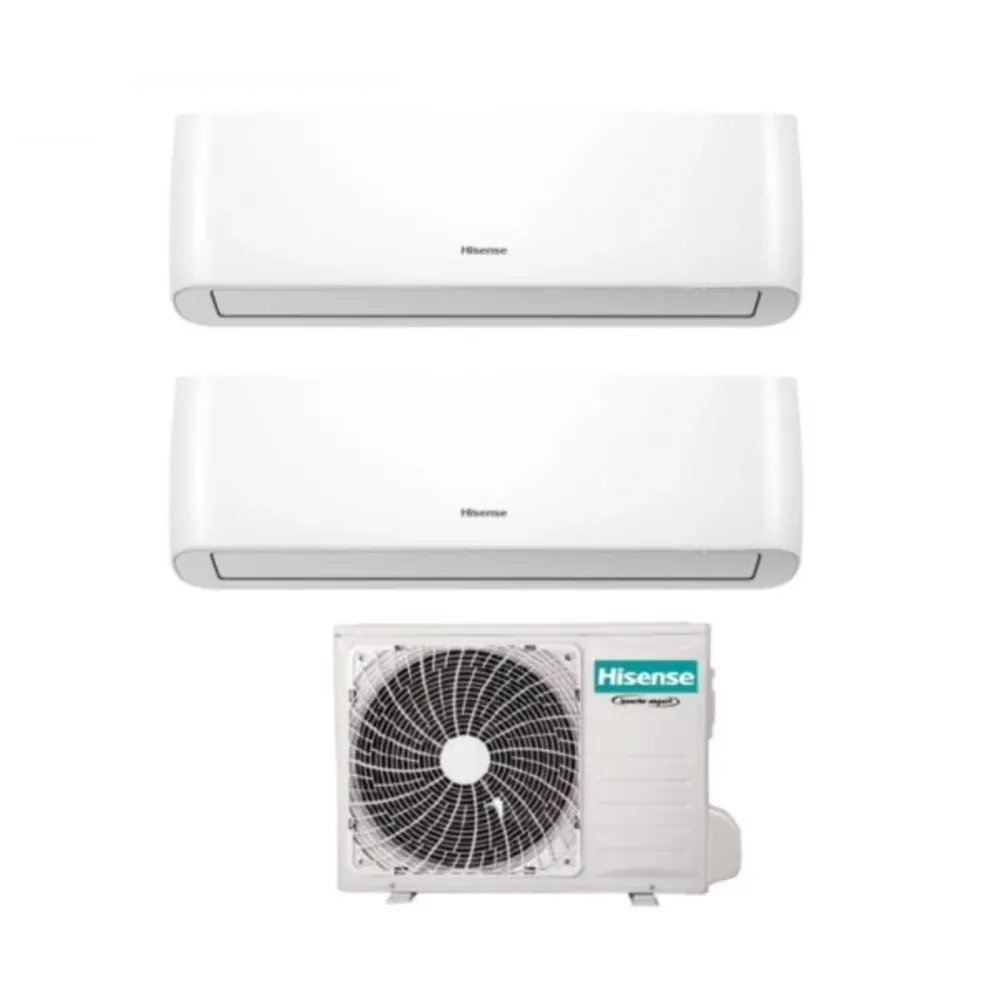 Climatiseur Hisense Dual Split Inverter ENERGY PRO série 9+12 avec 2AMW50U4RXA R-32 Wi-Fi intégré 9000+12000 - Nouveau