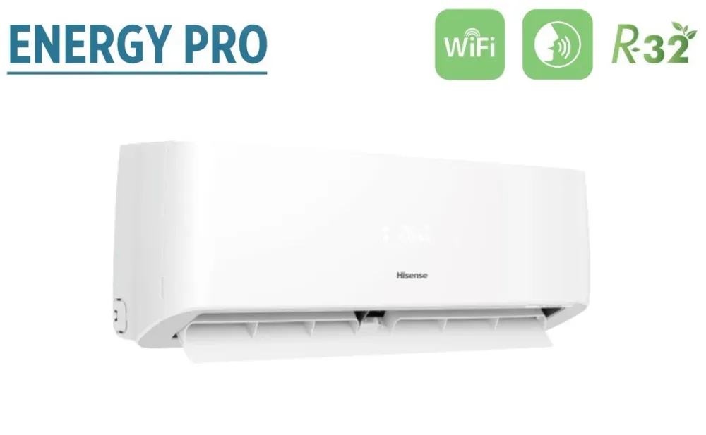 Climatiseur Hisense Dual Split Inverter ENERGY PRO série 9+12 avec 2AMW50U4RXA R-32 Wi-Fi intégré 9000+12000 - Nouveau