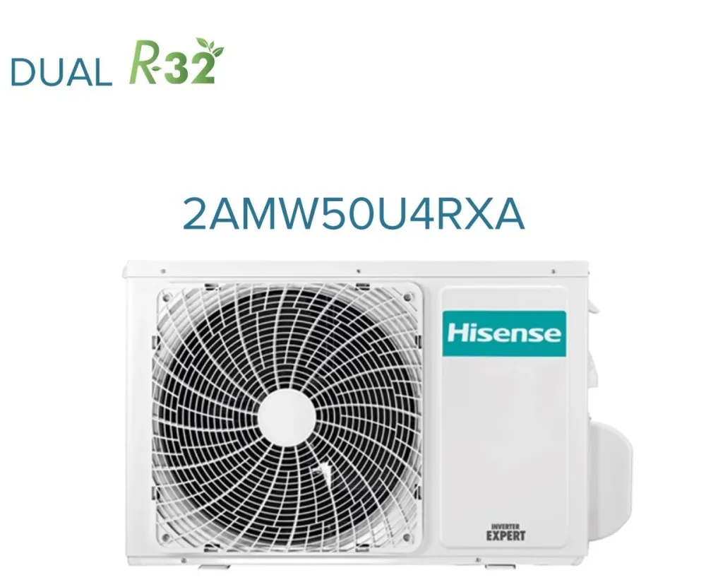 Climatiseur Hisense Dual Split Inverter ENERGY PRO série 9+12 avec 2AMW50U4RXA R-32 Wi-Fi intégré 9000+12000 - Nouveau