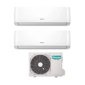 Climatiseur Hisense Dual Split Inverter ENERGY PRO série 12+12 avec 2AMW50U4RXA R-32 Wi-Fi intégré 12000+12000 - Nouveau