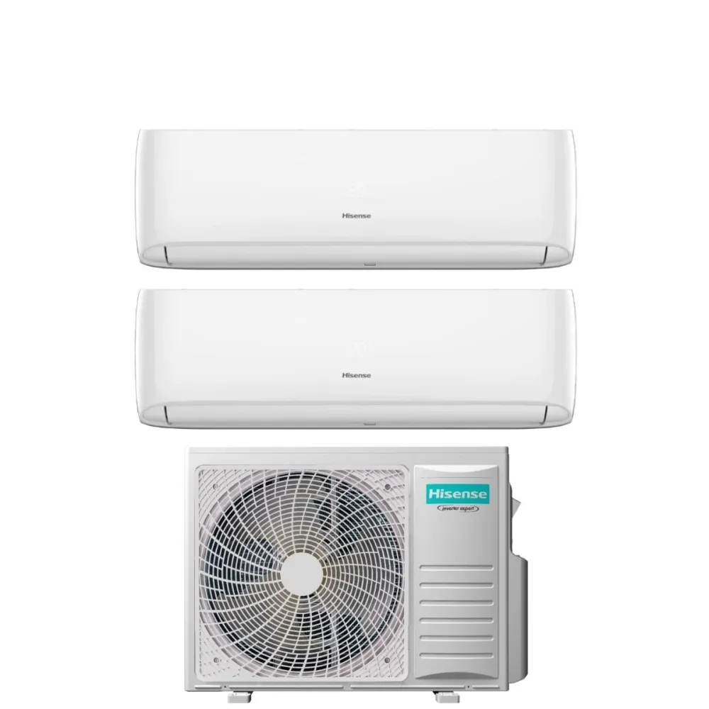 Climatiseur Hisense Dual Split Inverter HI-COMFORT série 9+18 avec 3AMW62U4RFA R-32 Wi-Fi intégré 9000+18000 - Nouveau