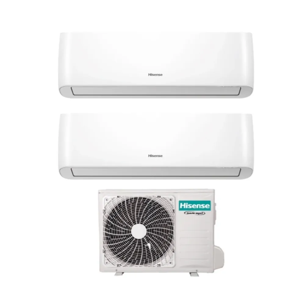 Climatiseur Hisense Dual Split Inverter série ENERGY PRO 9+12 avec 2AMW52U4RXC R-32 Wi-Fi intégré 9000+12000 - Nouveau