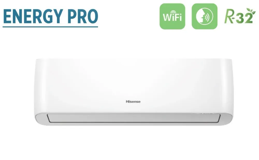 Climatiseur Hisense Dual Split Inverter série ENERGY PRO 9+12 avec 2AMW52U4RXC R-32 Wi-Fi intégré 9000+12000 - Nouveau