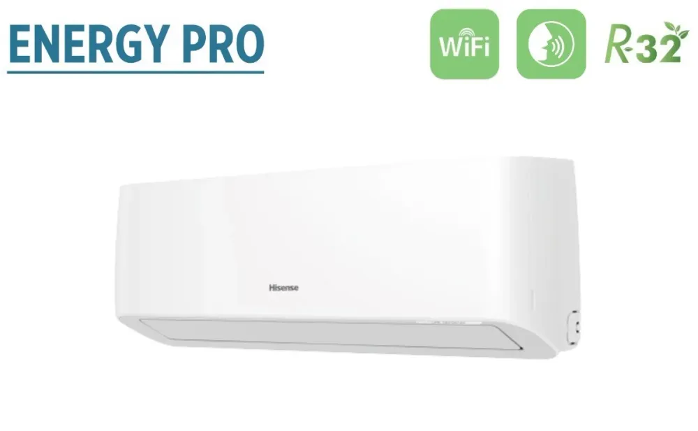 Climatiseur Hisense Dual Split Inverter série ENERGY PRO 9+12 avec 2AMW52U4RXC R-32 Wi-Fi intégré 9000+12000 - Nouveau