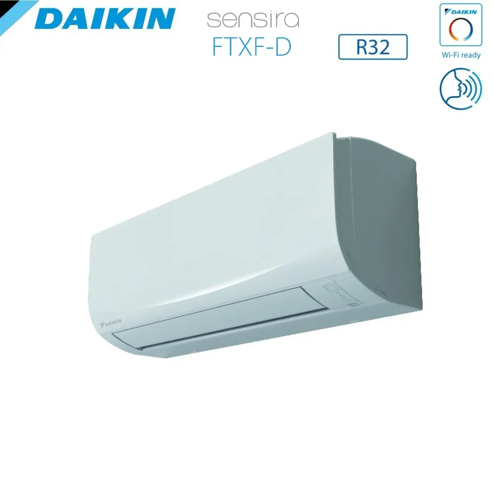 Climatiseur Inverter Daikin série ECOPLUS SENSIRA 7000 Btu FTXF20D R-32 Wi-Fi Classe ++ en option