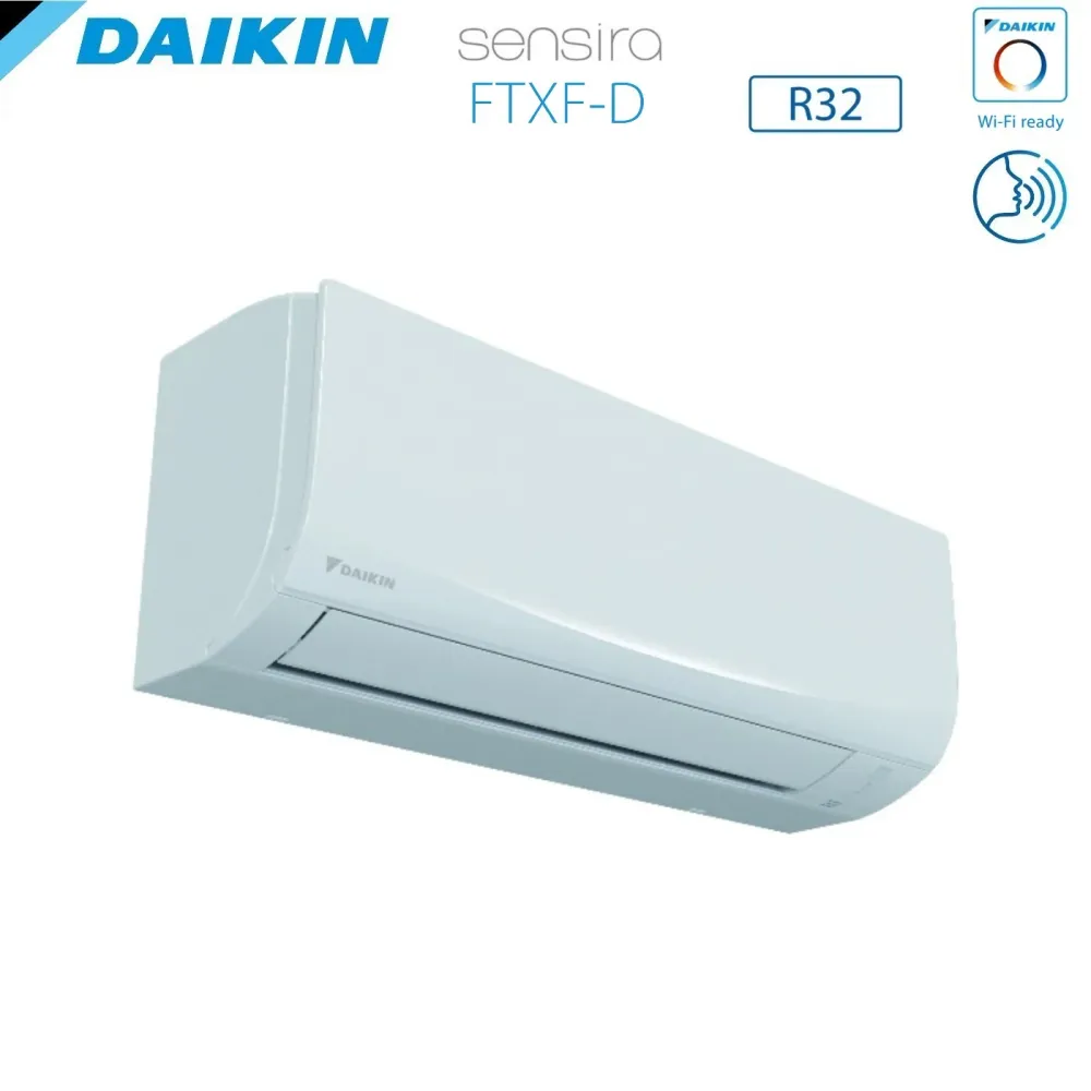 Climatiseur Inverter Daikin série ECOPLUS SENSIRA 7000 Btu FTXF20D R-32 Wi-Fi Classe ++ en option