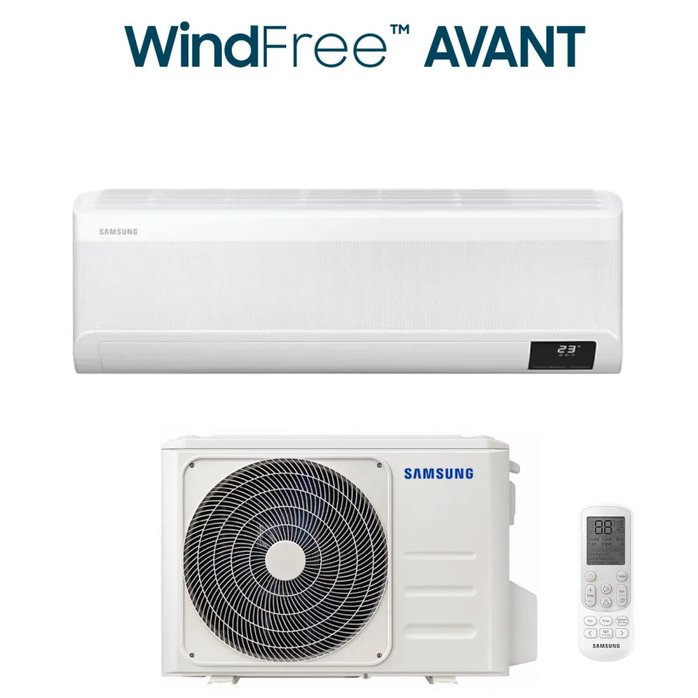 Climatiseur Inverter Samsung WINDFREE AVANT Série 12000 btu F-AR12AVT R-32 AR12TXEAAWK Wi-Fi ++