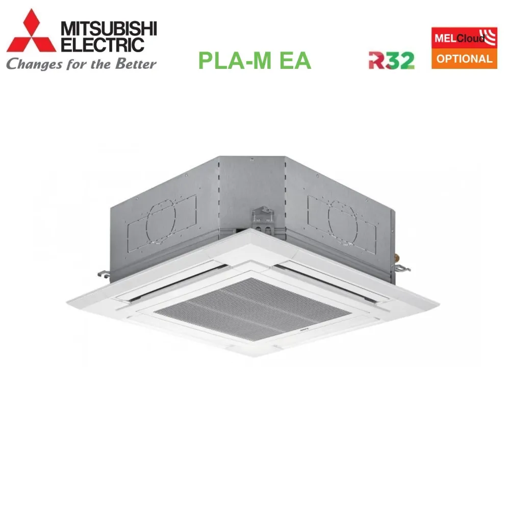 Climatiseur Mitsubishi Electric 90x90 Cassette inverseur 4 voies 48000 Btu PLA-M140EA + PUZ-ZM140VKA Monophasé R-32 Wi-Fi...