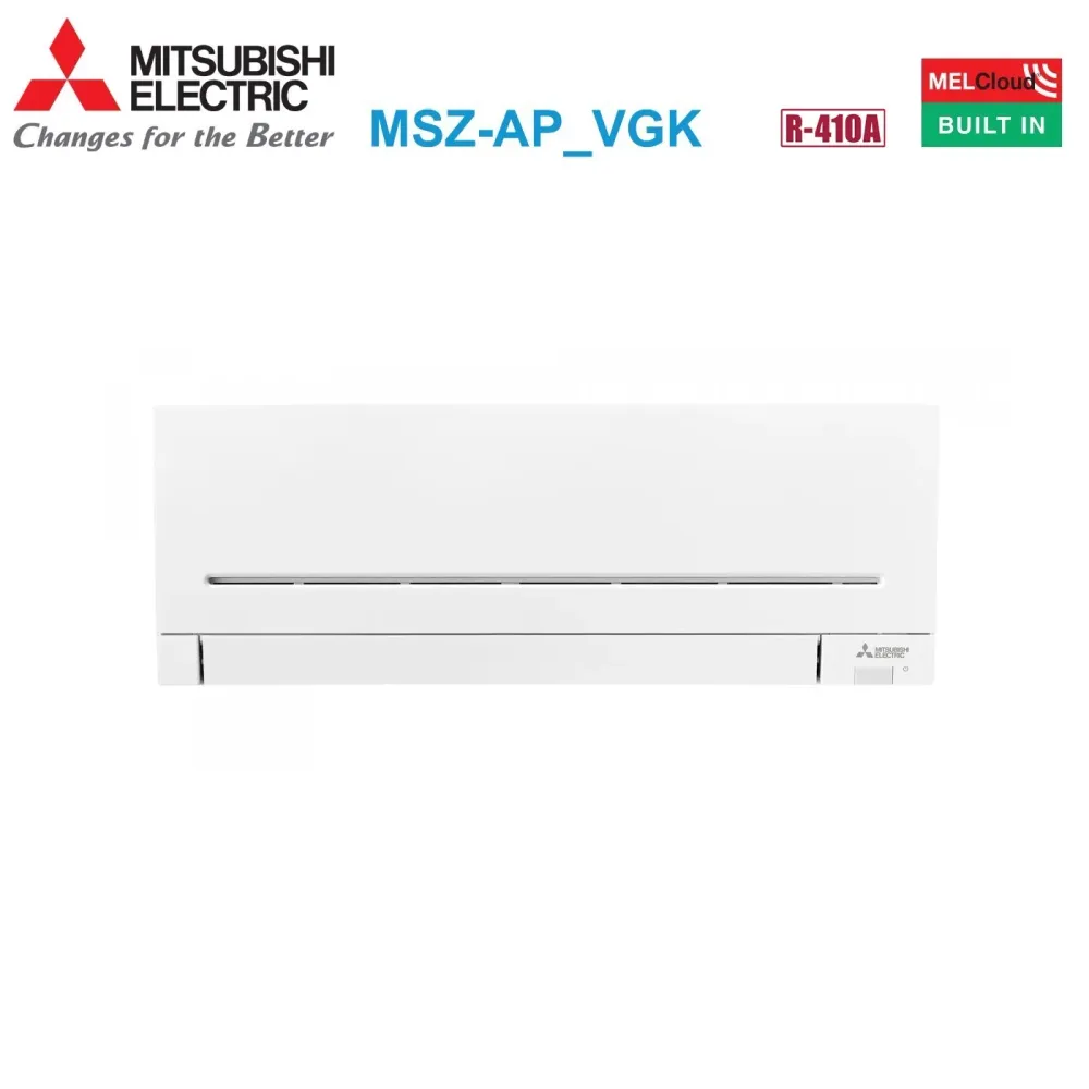 Climatiseur Mitsubishi Electric à double onduleur série AP-VGK 9+9 avec MXZ-2D42VA2 R-410 Wi-Fi intégré 9000+9000