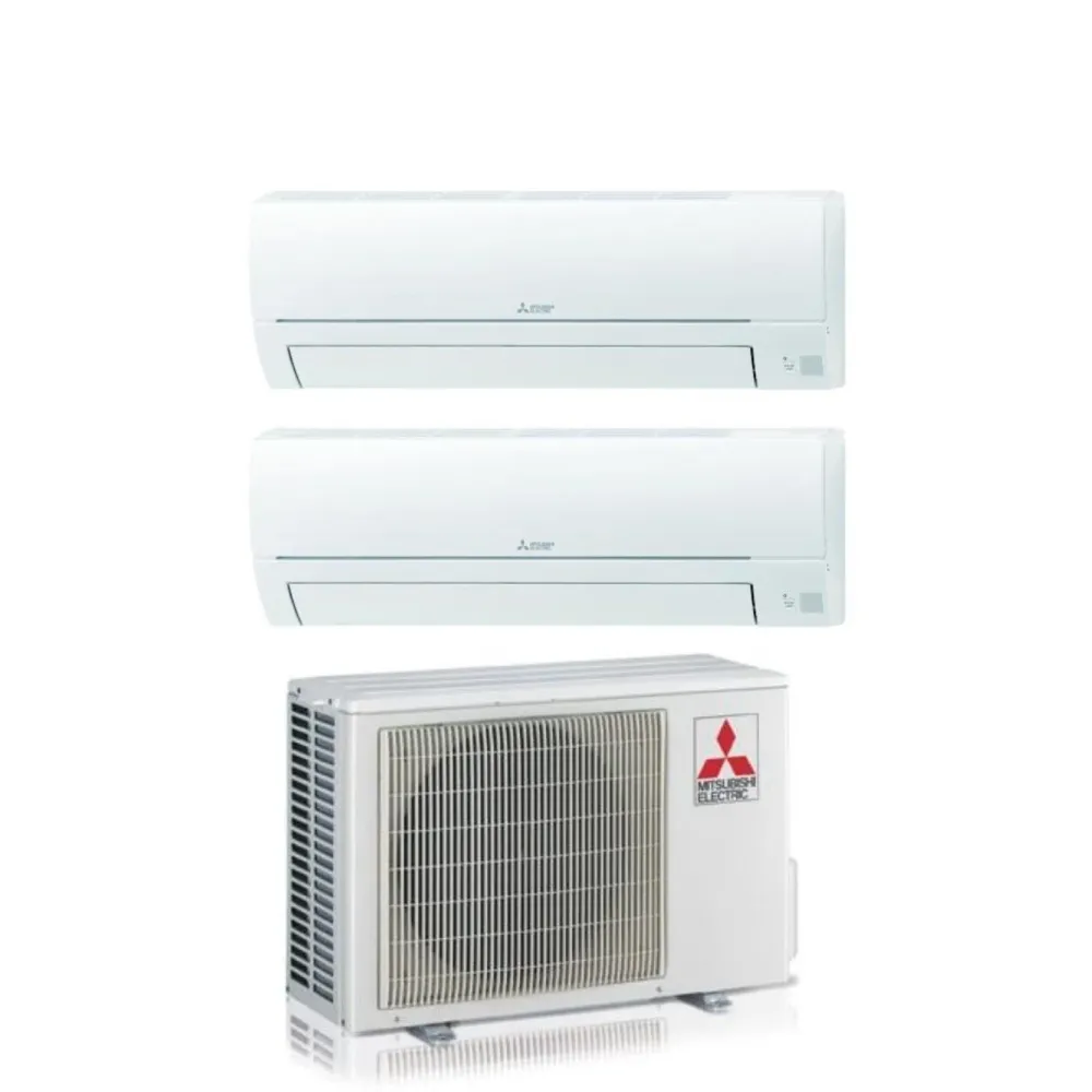 Climatiseur Mitsubishi Electric Dual Split Inverter SMART MSZ-HR série 9+18 avec MXZ-2HA50VF R-32 Wi-Fi en option 9000+18000
