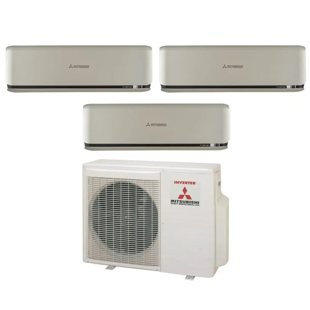 Climatiseur Mitsubishi Heavy Industries Trial Split Inverter Kireia Plus Titanium Series 7+9+9 Avec Scm50zs-W R-32 Wi-Fi e...