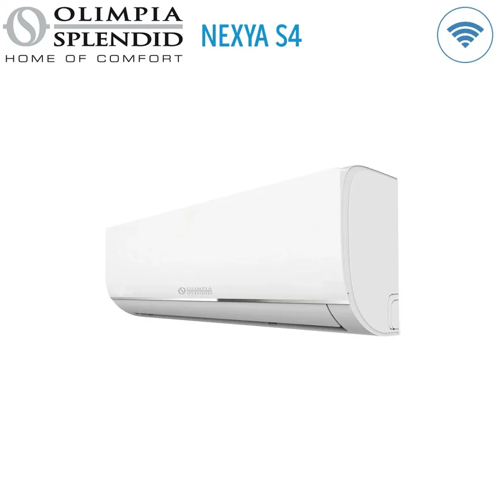 Climatiseur Olimpia Splendid Quadri Split Inverter NEXYA S4 série 9+9+9+12 avec OS-CEMYH28EI R-32 Wi-Fi intégré 9000+9000+...