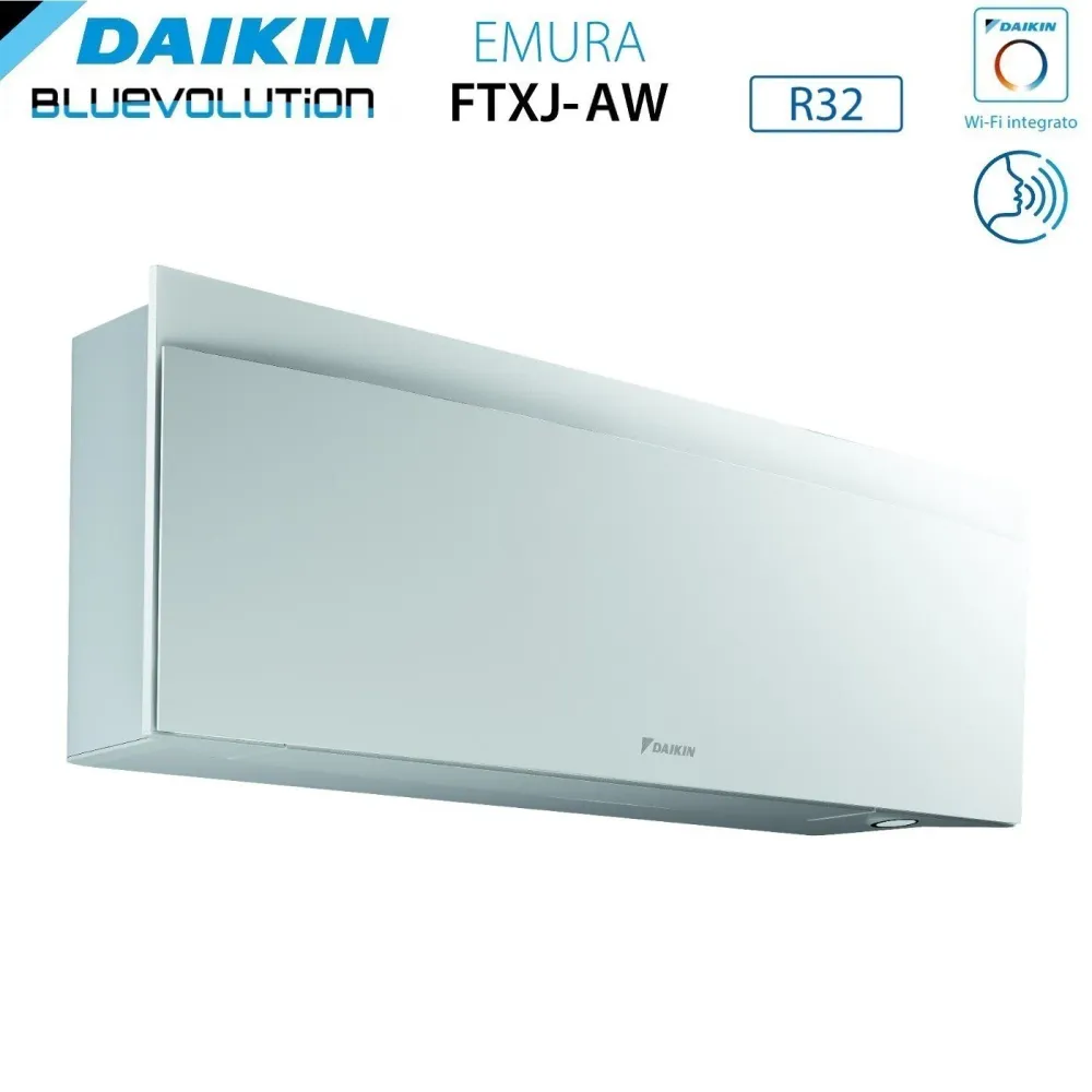 Climatizzatore Condizionatore Daikin Bluevolution Quadri Split Inverter serie EMURA WHITE III 7+7+7+18 con 4MXM68N R-32 Wi...