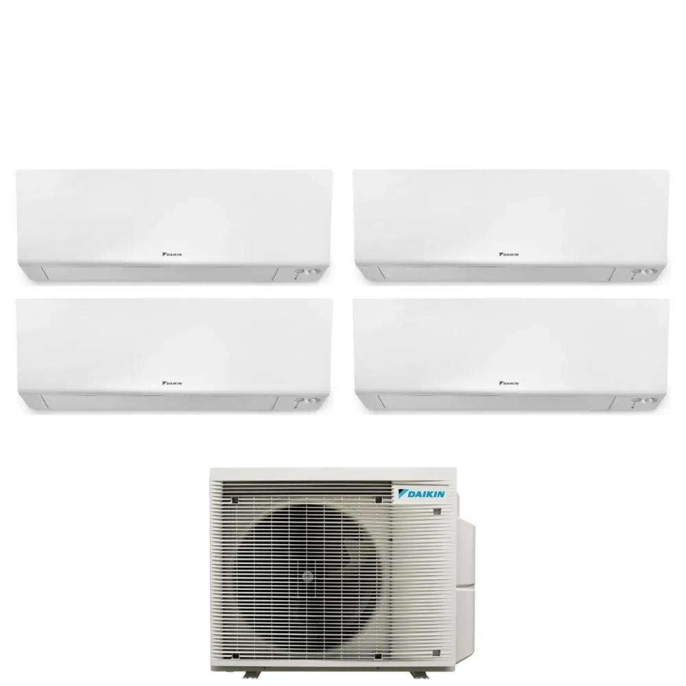 Climatizzatore Condizionatore Daikin Bluevolution Quadri Split Inverter serie FTXM/R PERFERA WALL 7+7+9+9 con 4MXM68A R-32...