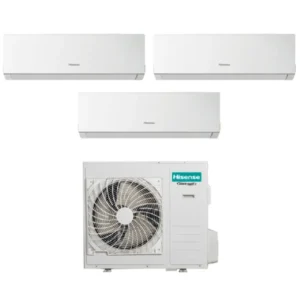 Climatizzatore condizionatore Hisense Trial Split Inverter Serie NEW COMFORT 9+9+18 con 4AMW105U4RAA R-32 Wi-Fi Optional 9...