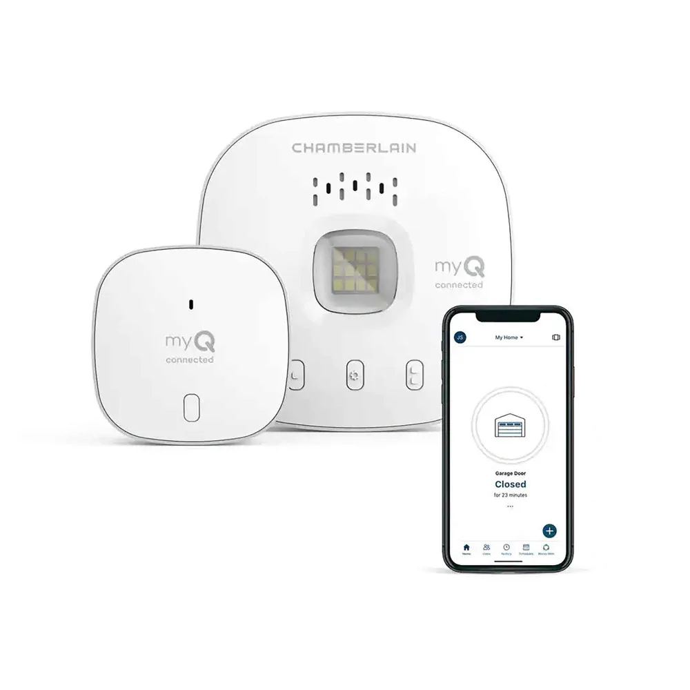 Commande de porte de garage intelligente MyQ de Chamberlain, blanc