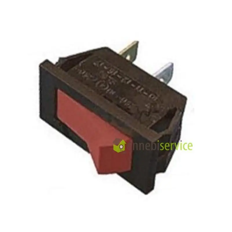 Commutateur unipolaire 10a Rouge non vif 12x27 2 Faites-le vous-même, matériaux et outils pour les réparations