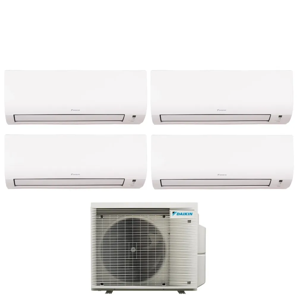 Condizionatore Daikin Quadri Split COMFORA 9+9+9+12 con 4MXM80A R-32 Wi-Fi Integrato