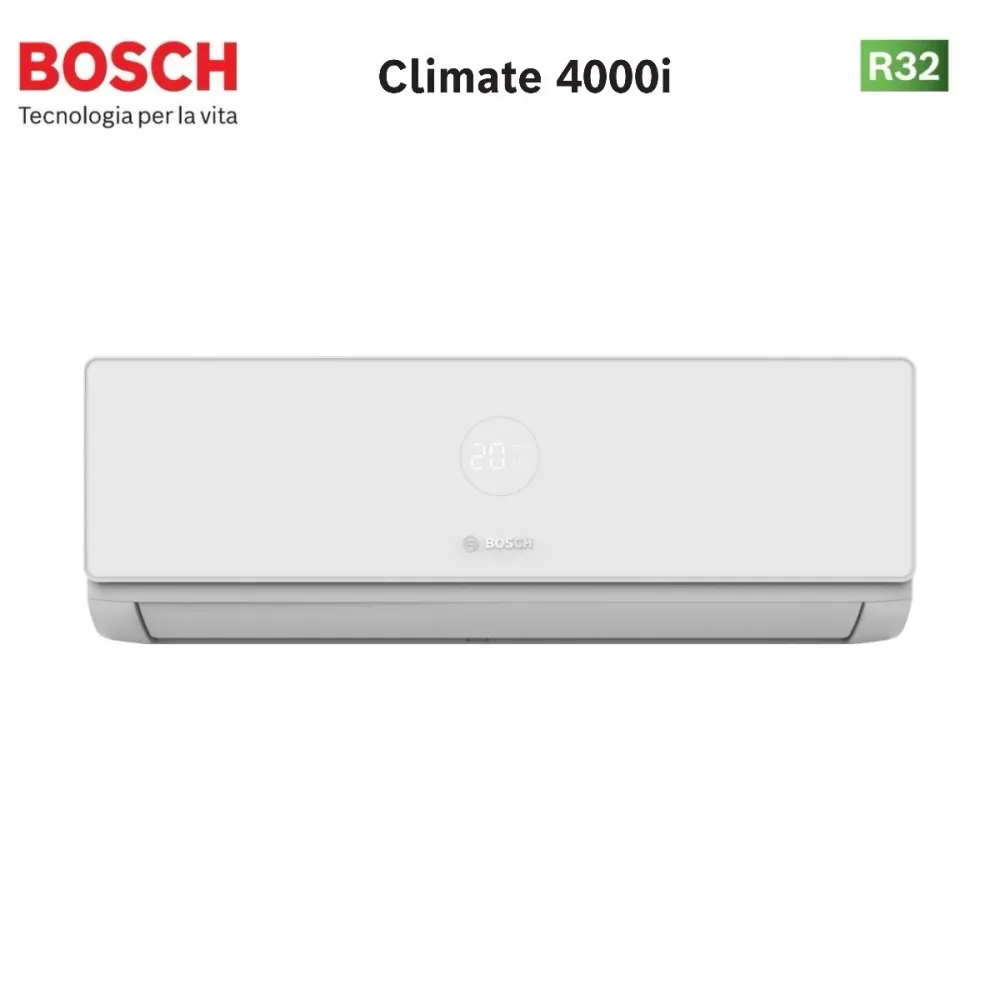 Condizionatore Dual Split Bosch Climate 4000i 9+18 con 5000M 53/2 E R-32 Wi-Fi Optional