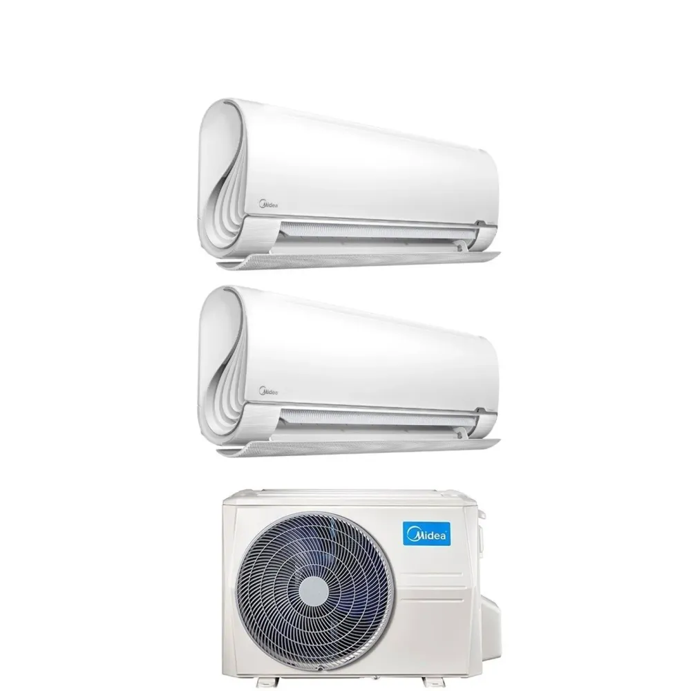 Condizionatore Dual Split Midea BreezeleSS+ 9+9 con M2OH-14HFN8-Q R-32 Wi-Fi Integrato