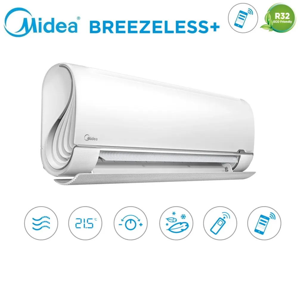 Condizionatore Dual Split Midea BreezeleSS+ 9+9 con M2OH-14HFN8-Q R-32 Wi-Fi Integrato