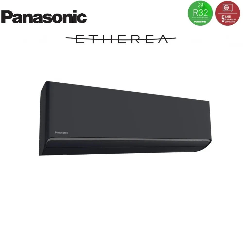 Condizionatore Dual Split Panasonic Etherea Dark 9+12 con CU-2Z41TBE R-32 Wi-Fi Integrato