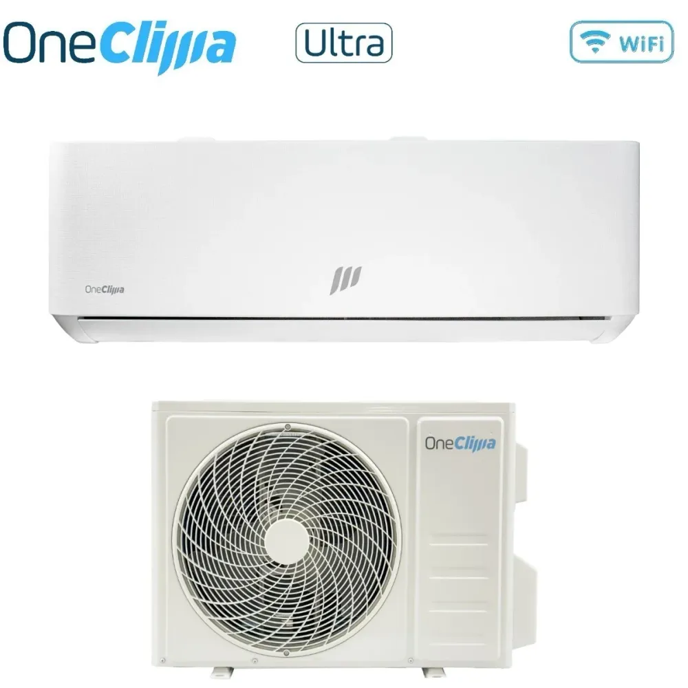 Condizionatore OneClima Ultra 12000 Btu Inverter ONE ULTRA12/Y25 R-32 Wi-Fi Integrato Pannello Telato