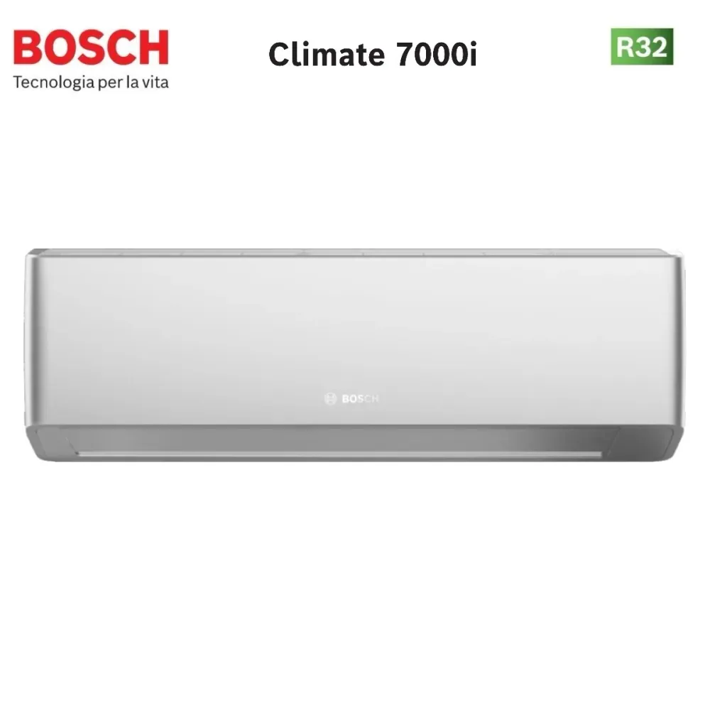 Condizionatore Penta Split Bosch CLIMATE 7000i SILVER 7+9+9+9+9 con 5000M 105/4 E R-32 Wi-Fi Integrato