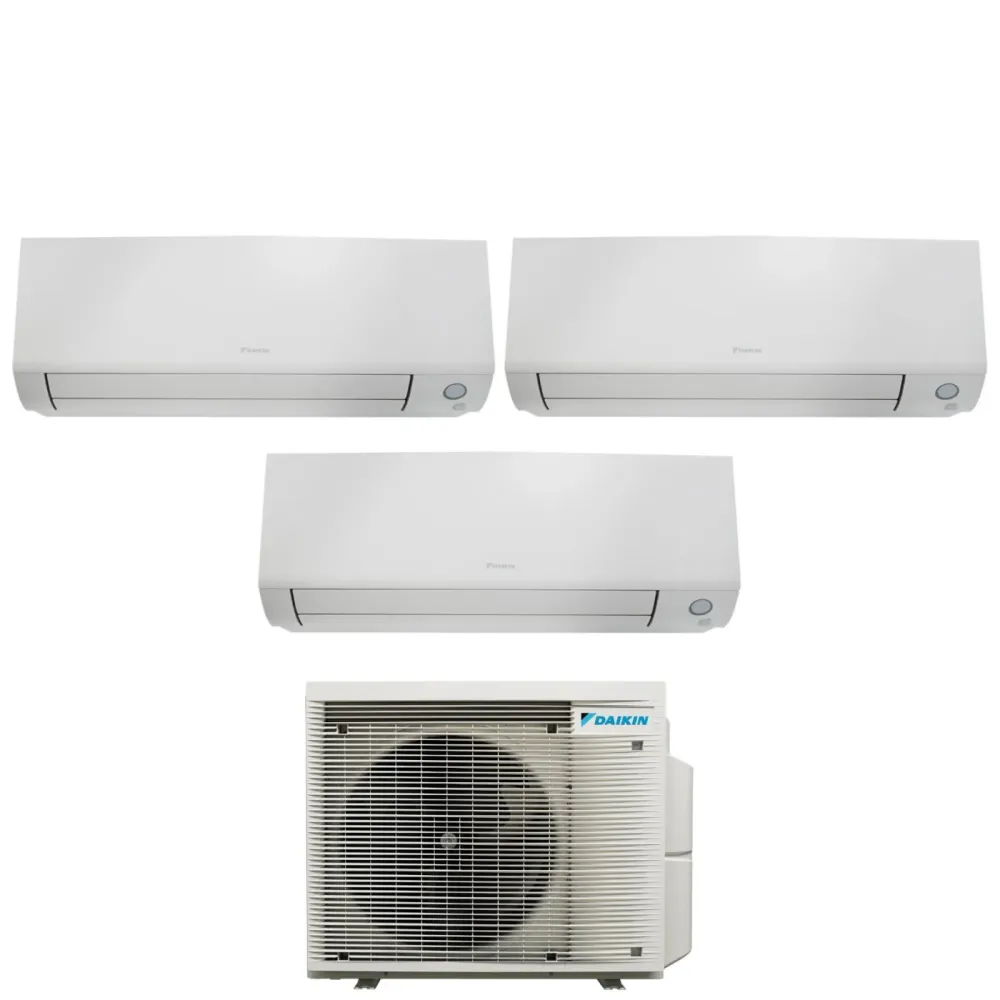 Condizionatore Trial Split Daikin Perfera All Seasons 7+7+9 con 3MXM52A R-32 Wi-Fi Integrato - Garanzia Italiana