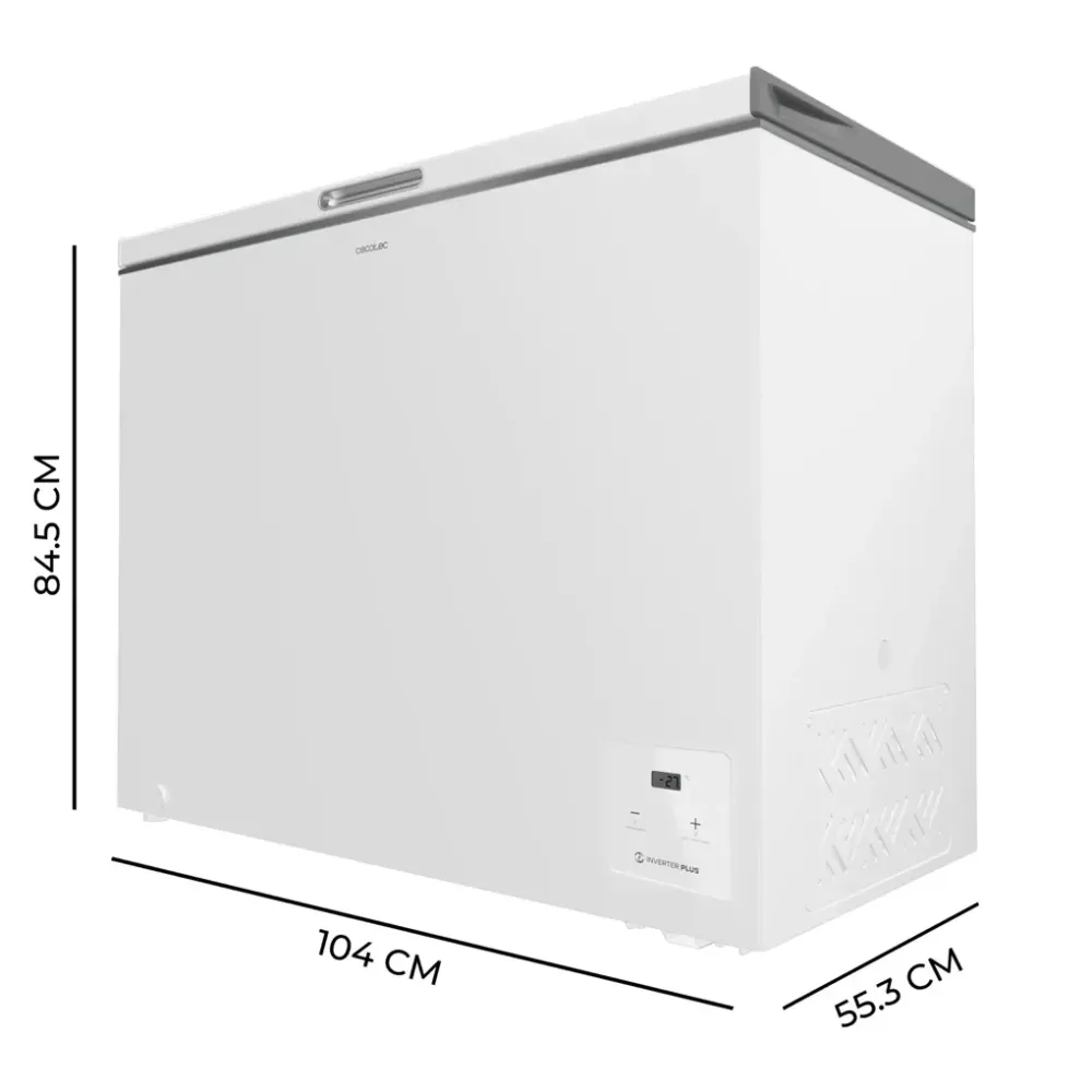 Congélateur coffre 254 L Inverter Plus Congélation rapide Classe E Cecotec