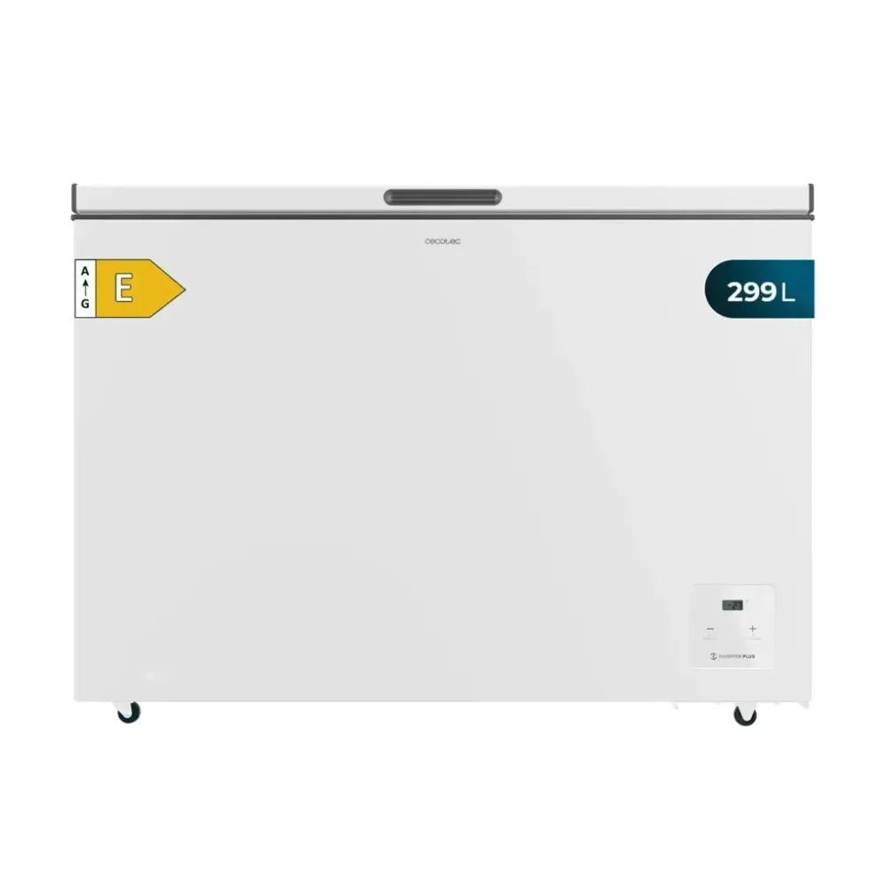 Congélateur coffre 299 L blanc Cecotec Inverter Plus congélation rapide
