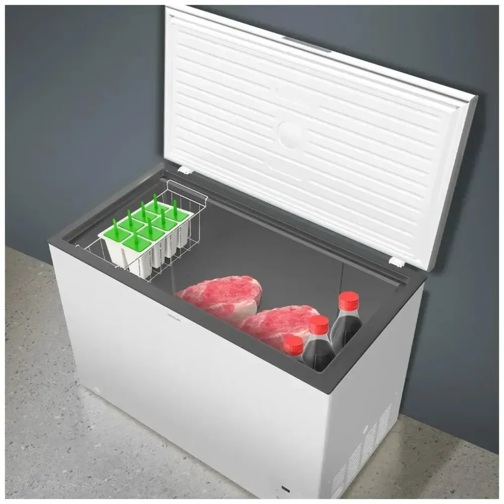 Congélateur coffre 299 L blanc Cecotec Inverter Plus congélation rapide